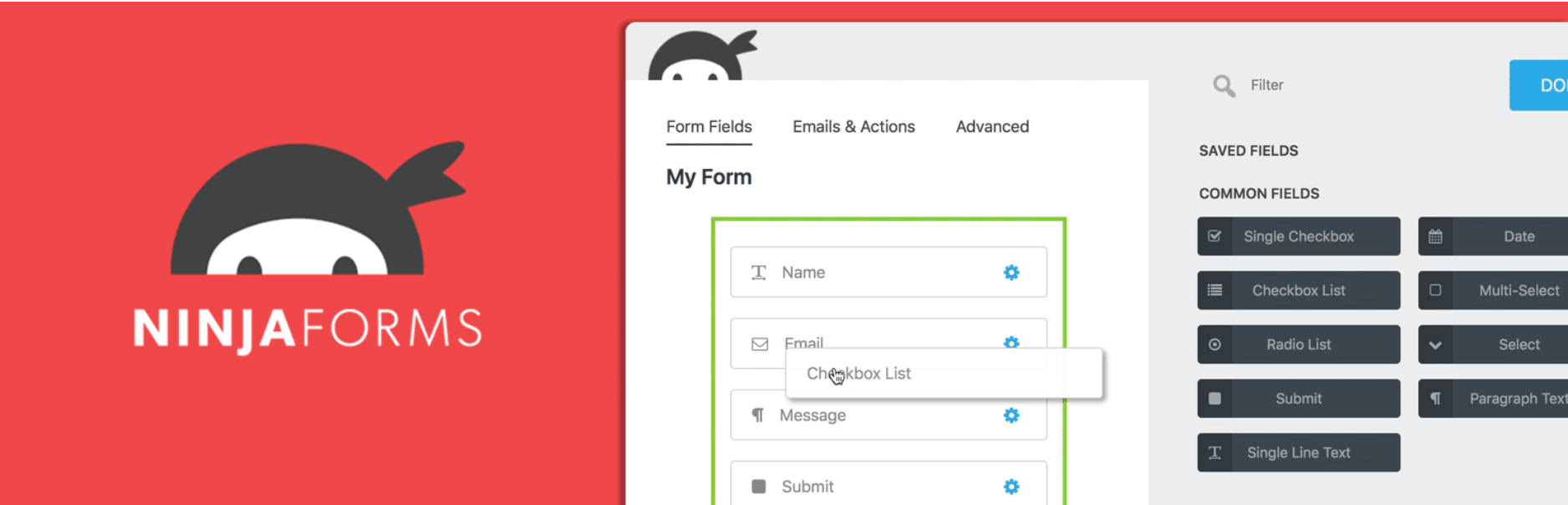 Ninja Contact Form WordPress