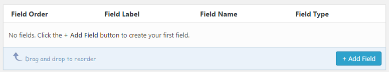 Adding a new field to your group.