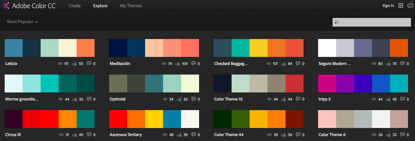 Adobe Color Scheme