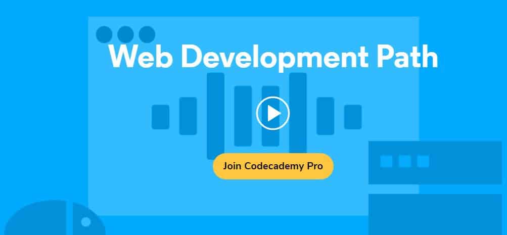 Codecademy's web development course