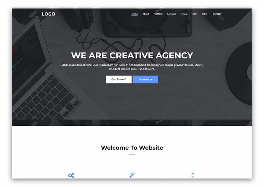 Creative Agency as one of the best html templates