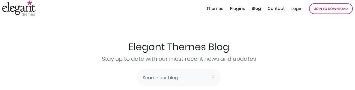 Elegant Themes blog