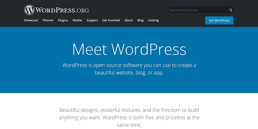 blog platform WordPress