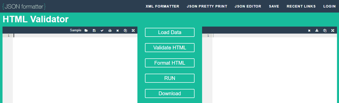JSONFormatter HTML Validator