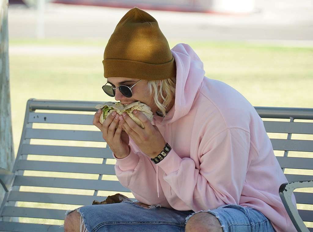 faked photo of justin bieber eating a burrito sideways