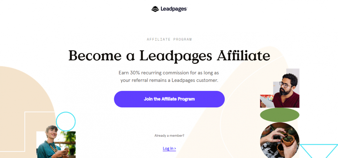 leadpages affiliate marketing program