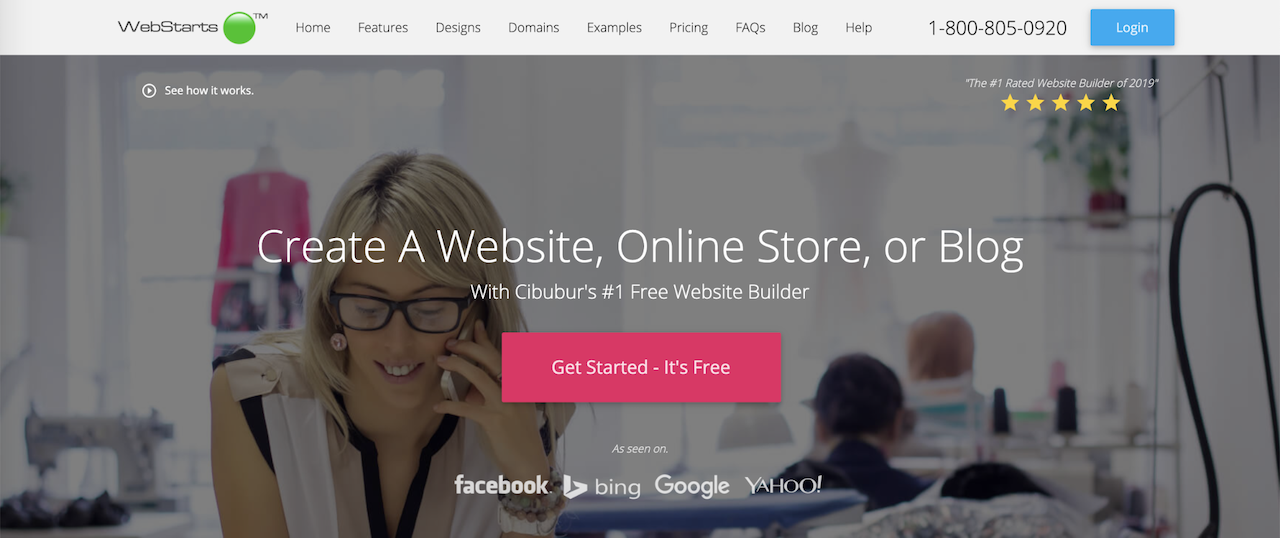 WebStarts one of the best website builder for small business